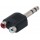 Adapter 2 x RCA - 6.3mm Jack Stereo 